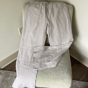 Wide Leg Linen Pants